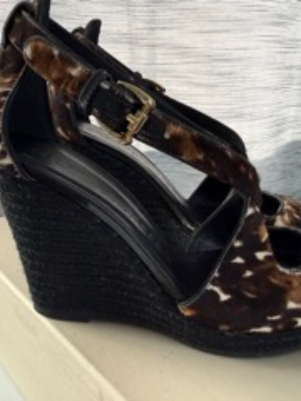 Burberry Wedge Sandals - Picture 3 of 15
